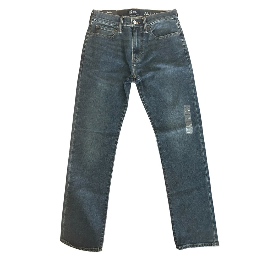 GAP NWT Straight Taper Jeans Gap Flex All Temp Sz 29x30
